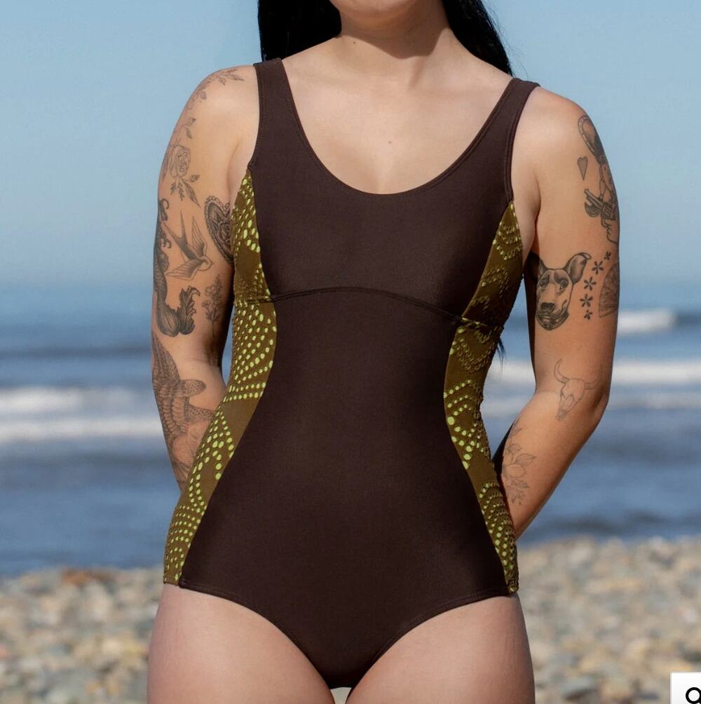 Seea Swim Free People Lilia Zait One Piece Swim Suit NWT Size S